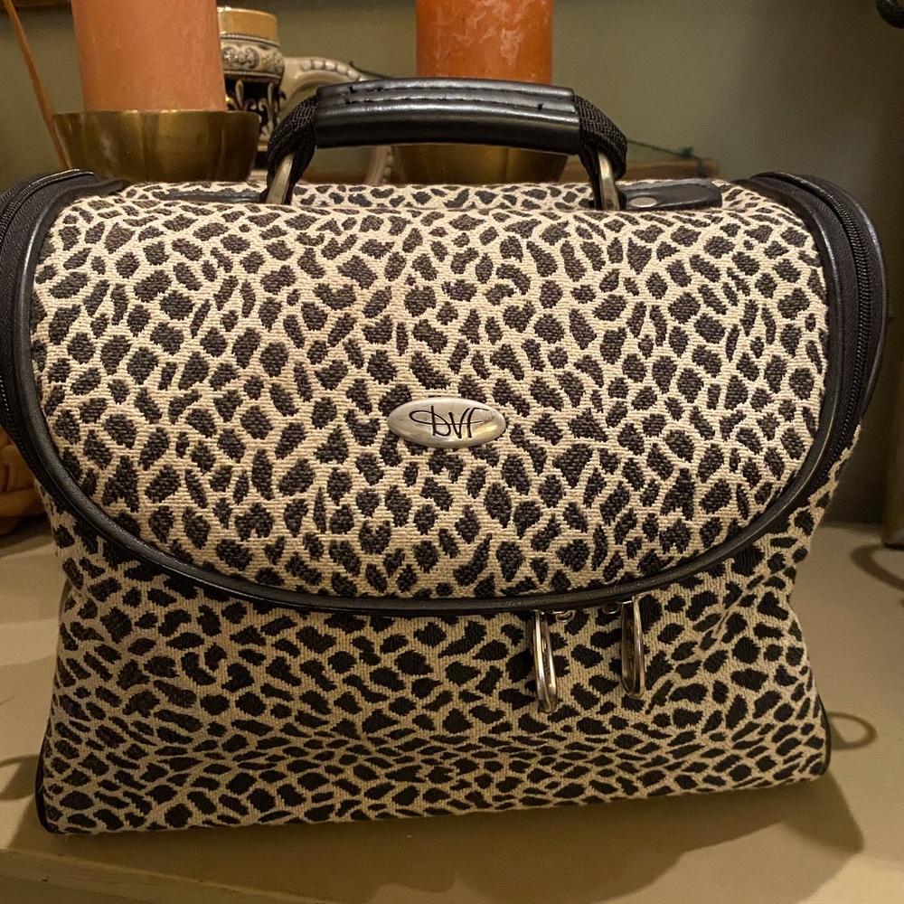 Diane Von Furstenberg Madagascar Collection Travel Bag Cosmetics Case